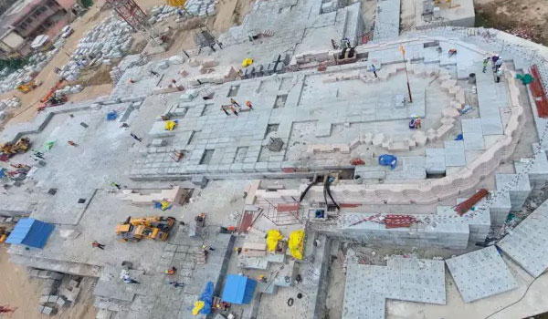 construction status of ram mandir