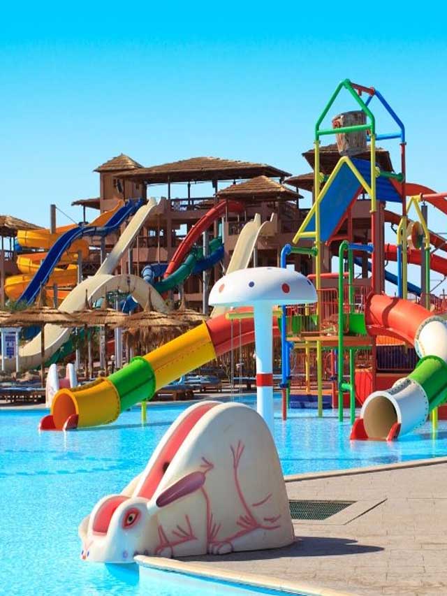 Amazing Rides and  water slides at The fun city of Chandigarh